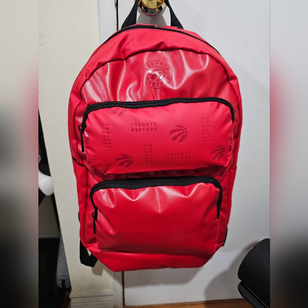NBA Toronto Raptors Unisex Backpack, Red